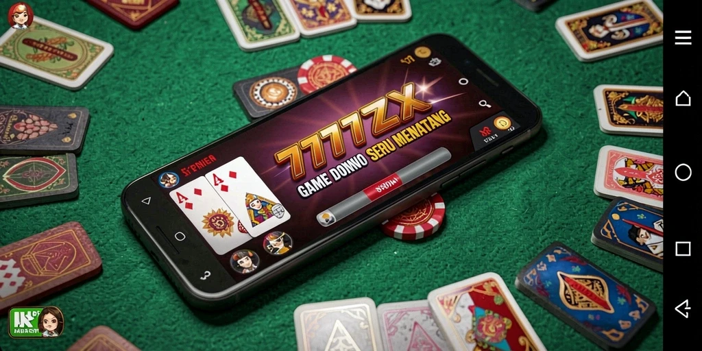 Tampilan gameplay seru dalam permainan Domino 777ZX.