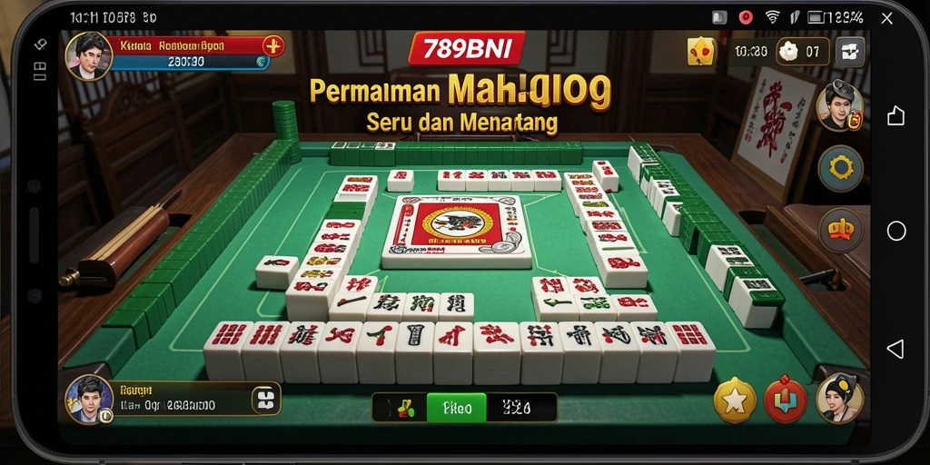 Tangkapan layar gameplay 789BNI yang mendebarkan saat bermain Mahjong.