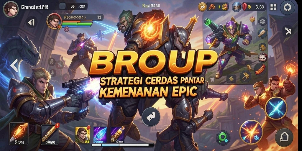 Screenshot game BROJP menampilkan strategi perang mendebarkan.