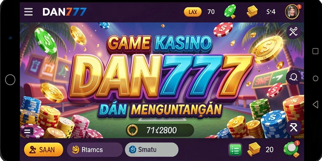 Tampak permainan Kasino yang seru dan mengasyikkan di DAN777.