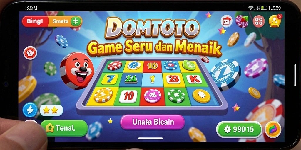 Tangkapan layar utama <strong>DOMTOTO</strong> menampilkan gameplay Bingo yang mengasyikkan.