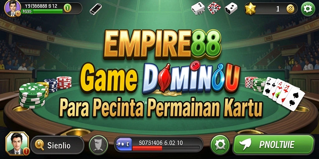 Screenshot gameplay domino yang menarik dan interaktif.