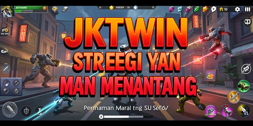 Tampilan gameplay JKTWIN yang menampilkan strategi mendebarkan.