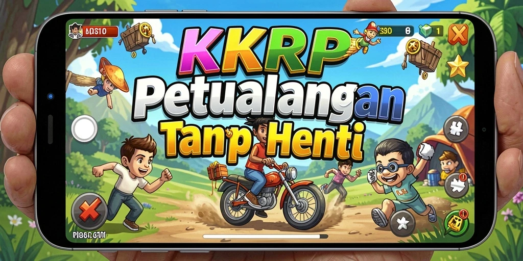Tampilan gameplay intens dari KKRP yang penuh aksi.
