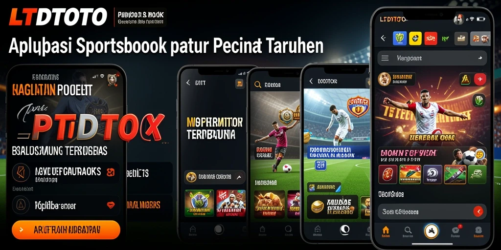 Tampilan menarik dari aplikasi LTDTOTO dengan berbagai pilihan taruhan.