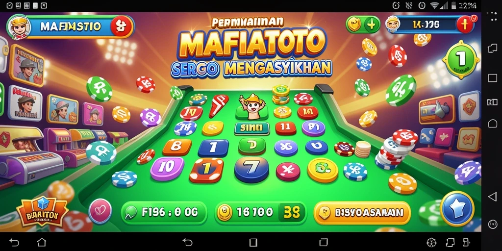 Tampilan screenshot MAFIATOTO dengan gameplay Bingo yang seru.
