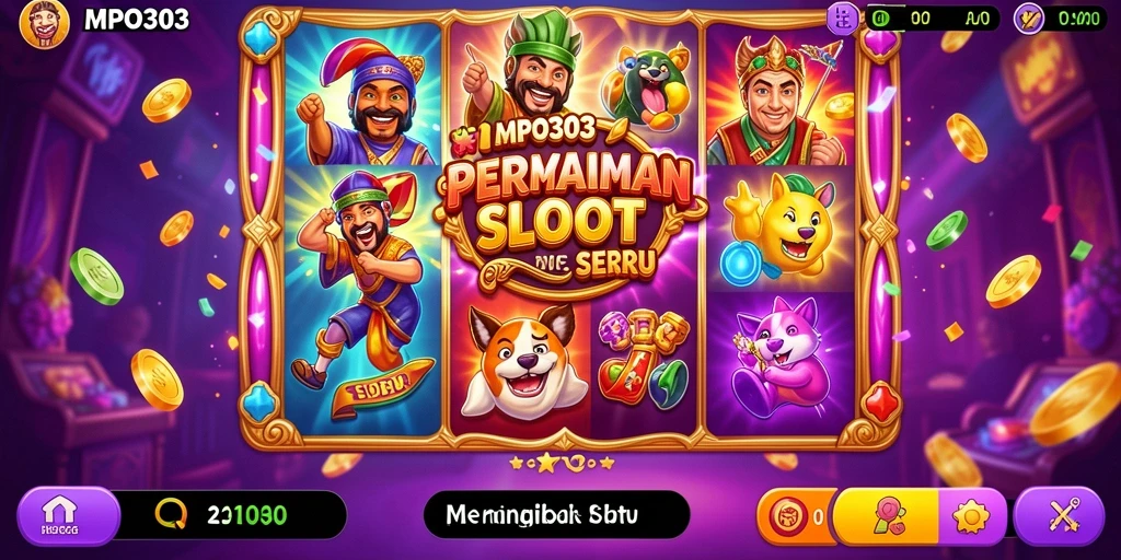 Tampilan gameplay Slot MPO303 yang seru dan menantang.