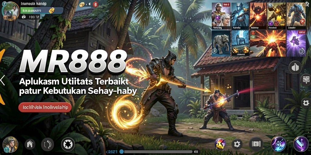 Screenshot MR888 menunjukkan antarmuka pengguna yang ramah dan intuitif.