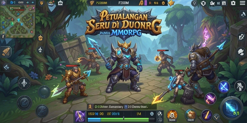 Tampilan menarik dari gameplay MMORPG P200M yang penuh aksi.