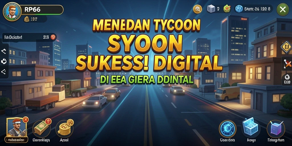 Screenshot utama RP66 menampilkan gameplay Tycoon yang menarik.