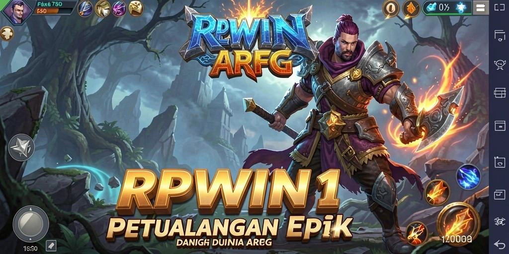 Tampilan gameplay RPWIN1 yang memukau dan penuh aksi.