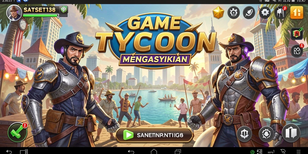 Tampilan gameplay SATSET138 dengan grafis yang menawan.