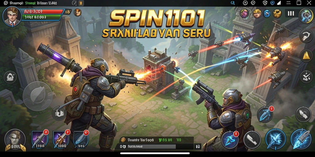 Tangkapan layar SPIN101 menunjukkan aksi gameplay strategi yang mendebarkan.
