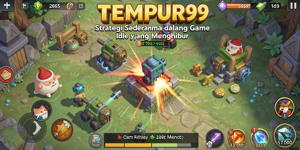 Tampilan gameplay TEMPUR99 yang menarik dan seru.