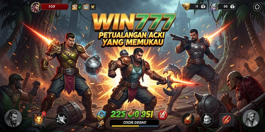 Gameplay WIN777 yang menegangkan dengan aksi seru.
